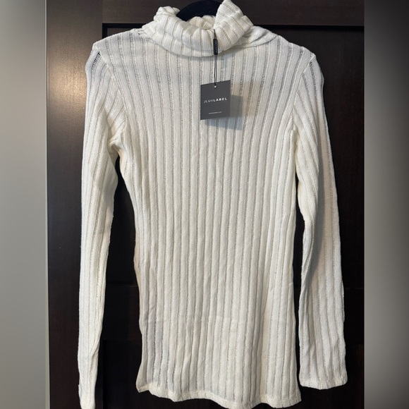 JuxLabel One Call Away Ribbed Turtleneck - Picture 2 of 3